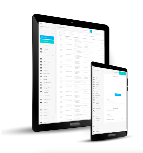 Planes - Bookforce - Software para negocios de entretenimiento