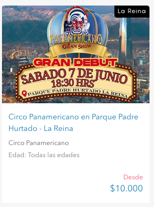 Circo panamericano - entrekids.cl - Bookforce