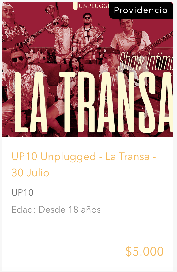 venta de entradas para shows